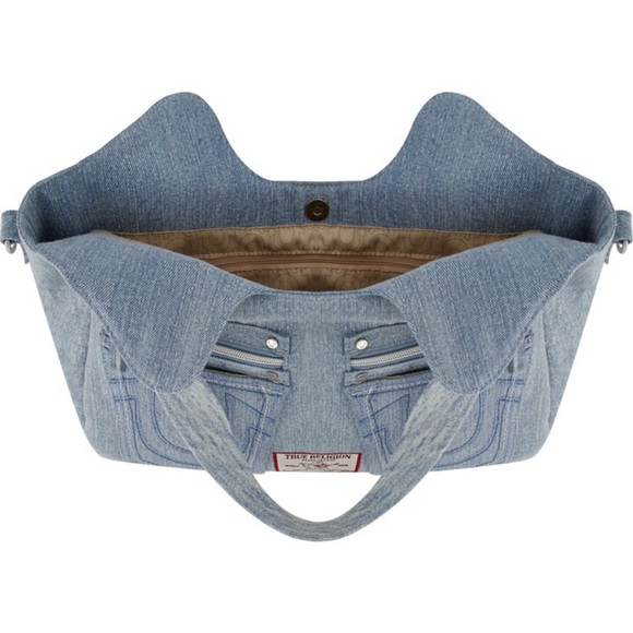 True Religion Denim Horseshoe Stitch Tote - Picture 2 of 7